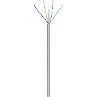 Cablu de retea U/UTP Goobay, cat6, rola, solid, 305m, gri