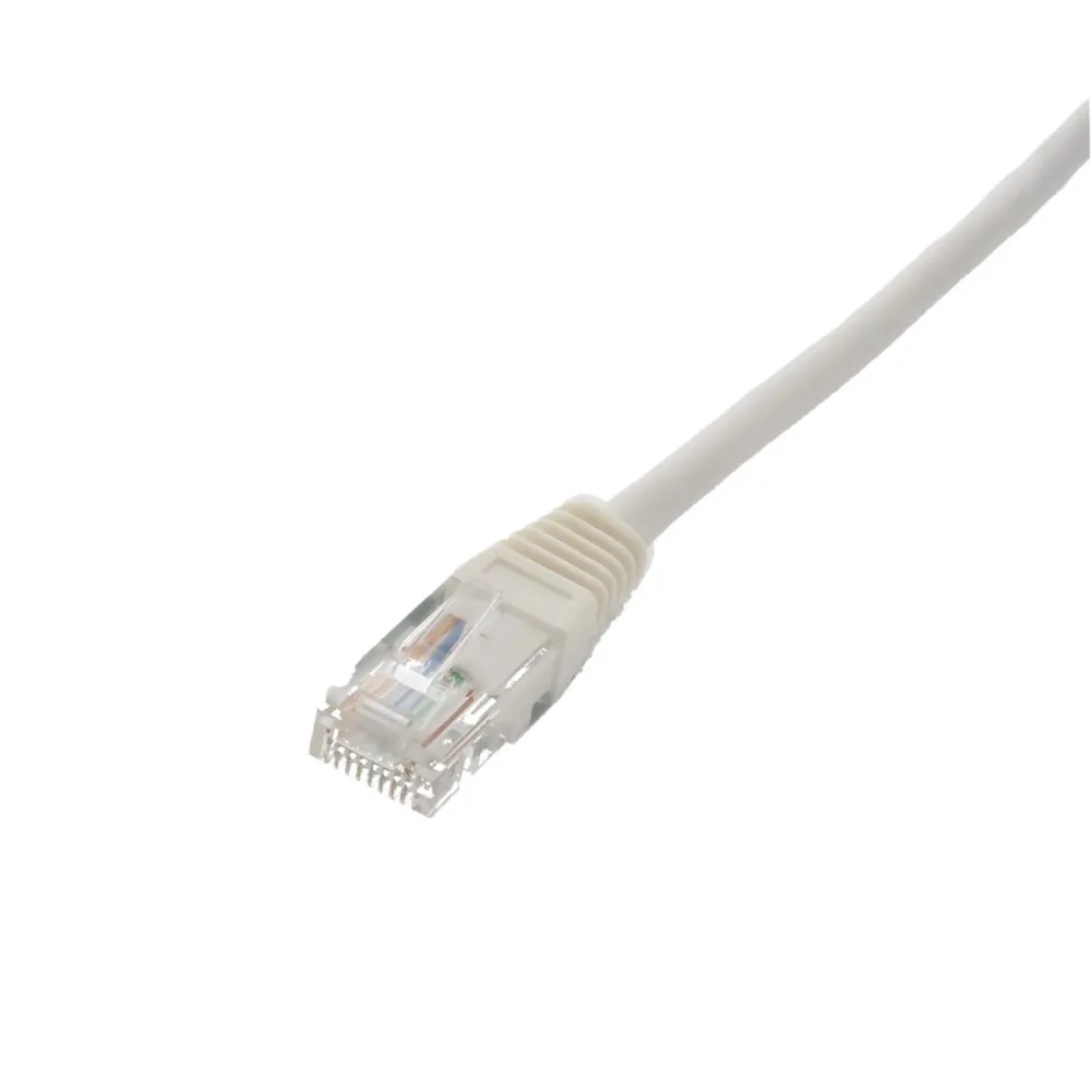 Cablu de retea U/UTP Well, cat5e, patch cord, 5m, alb