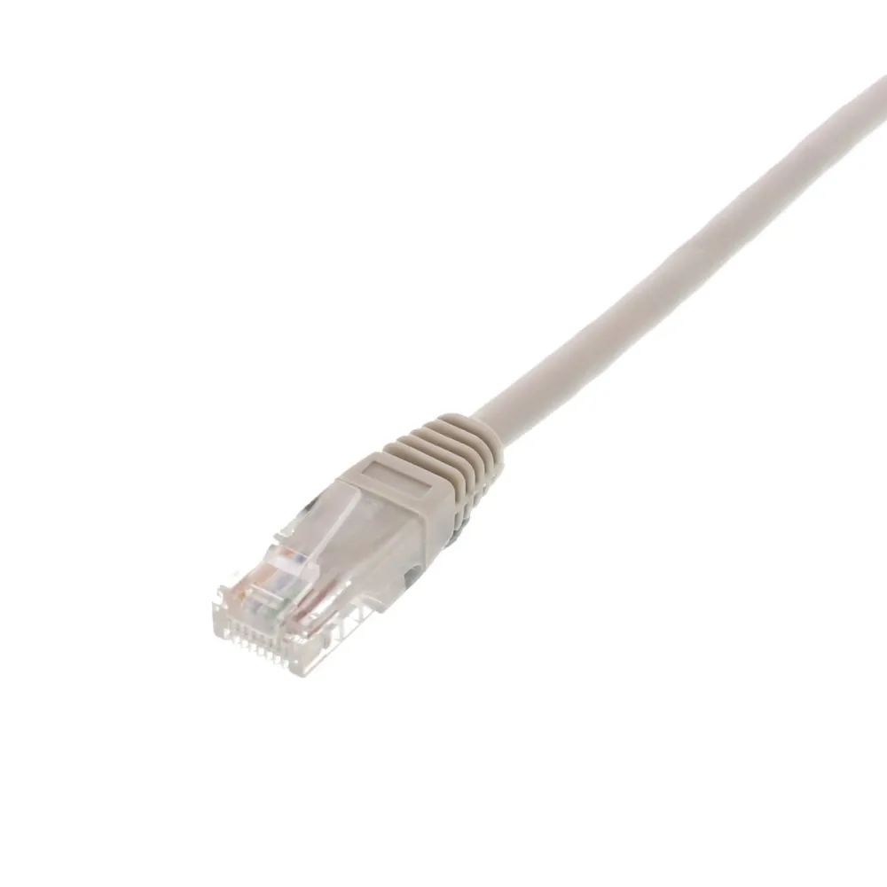 Cablu de retea U/UTP Well, cat6, patch cord, 15m, gri
