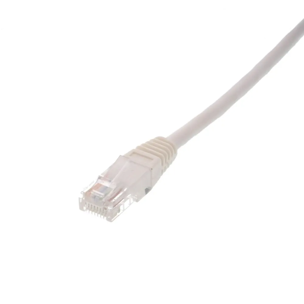Cablu de retea U/UTP Well, cat6, patch cord, 3m, alb