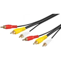 Cablu audio 3x RCA tata - 3x RCA tata 5m