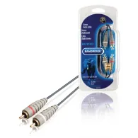 Cablu audio stereo 2x RCA tata - 2x RCA tata, 3m, Bandridge