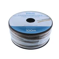 Cablu difuzor transparent 2X0.35mmp, 100m, Well