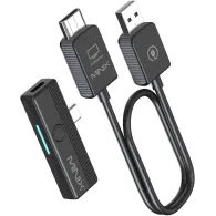 Transmitator si Receptor HDMI Wireless Minix C1 Plus, Full HD 1080P, USB-C, pana la 50m, negru