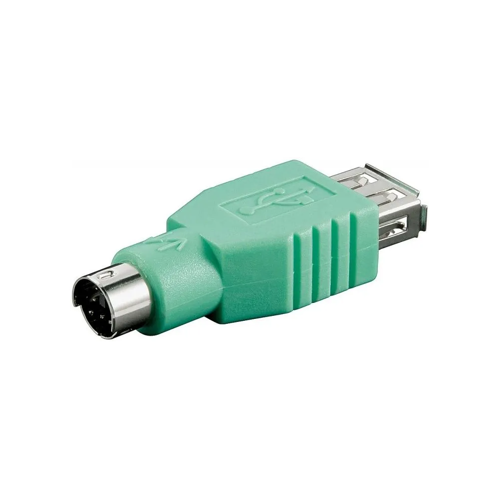 Adaptor USB A mama la PS2 tata verde