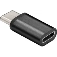 Adaptor USB-C - micro USB 2.0 (Tip B), negru, Goobay