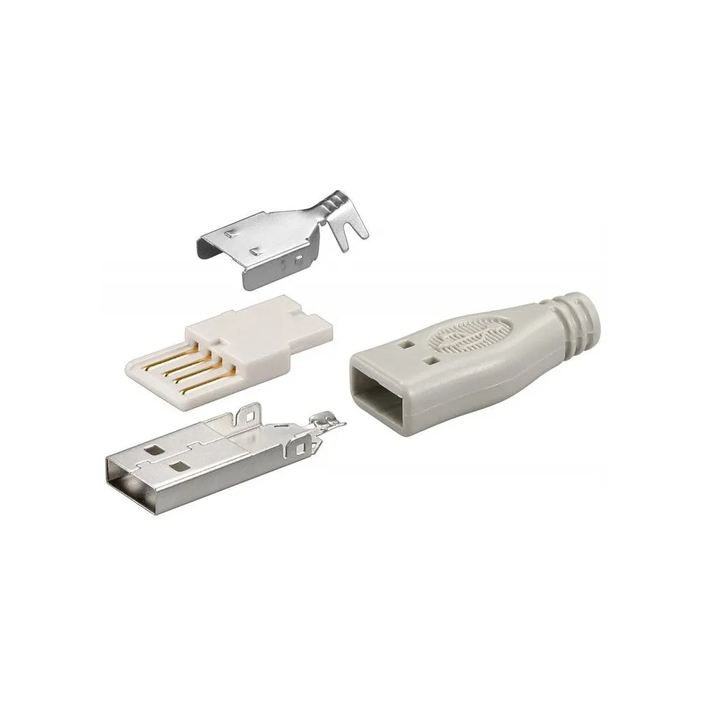 Conector USB A tata cu lipire