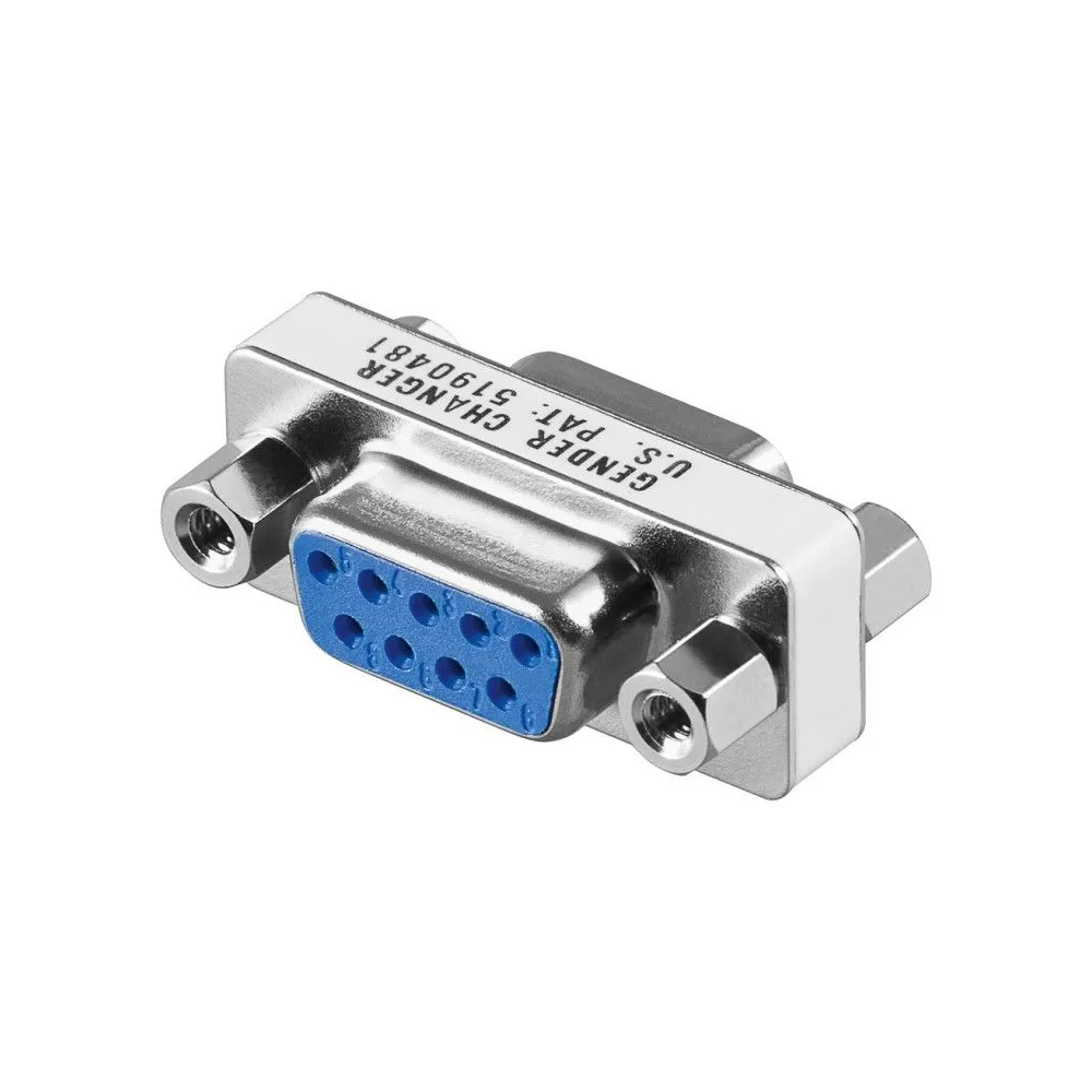 Adaptor Goobay D-SUB 9 pini mama la 9 pini mama