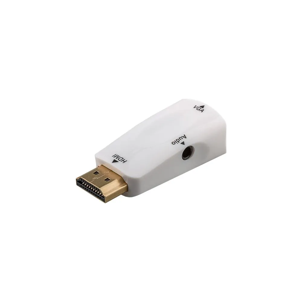 Adaptor HDMI tata - VGA mama si 3.5mm jack, Goobay