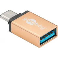 Adaptor USB-C tata - USB3.0 mama auriu Goobay