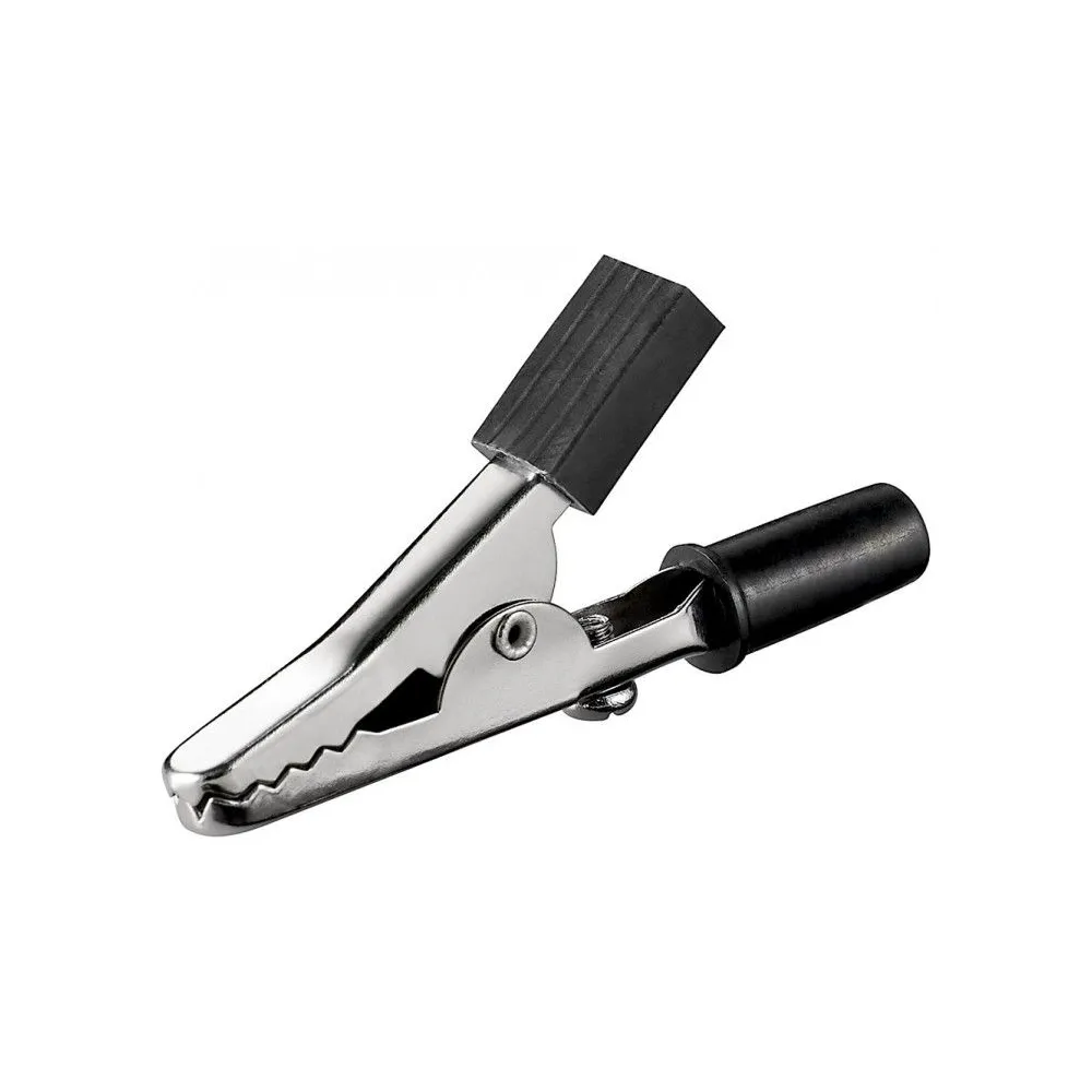 Conector alligator 45mm negru, Goobay