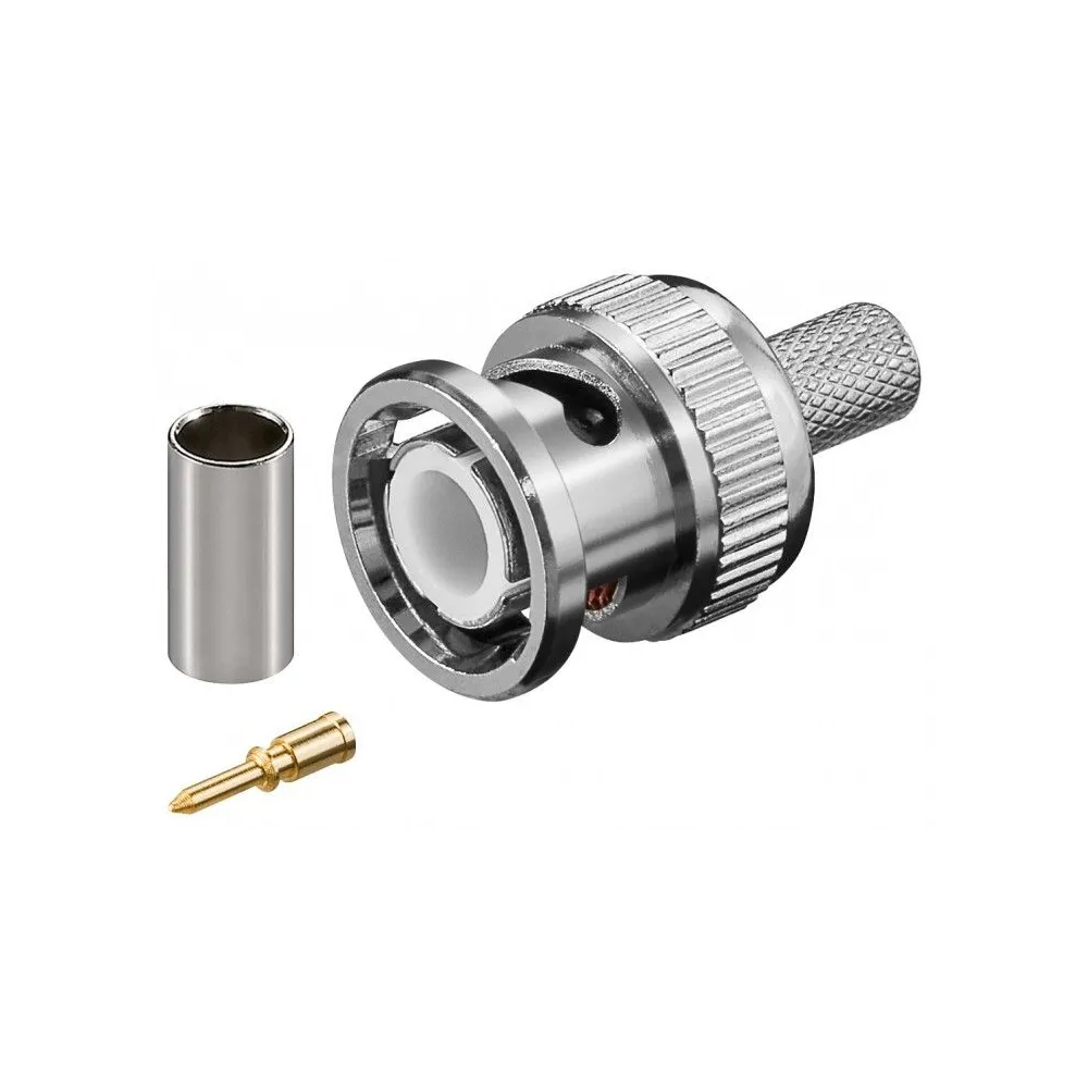 Conector BNC RG59U, pin aurit, Goobay
