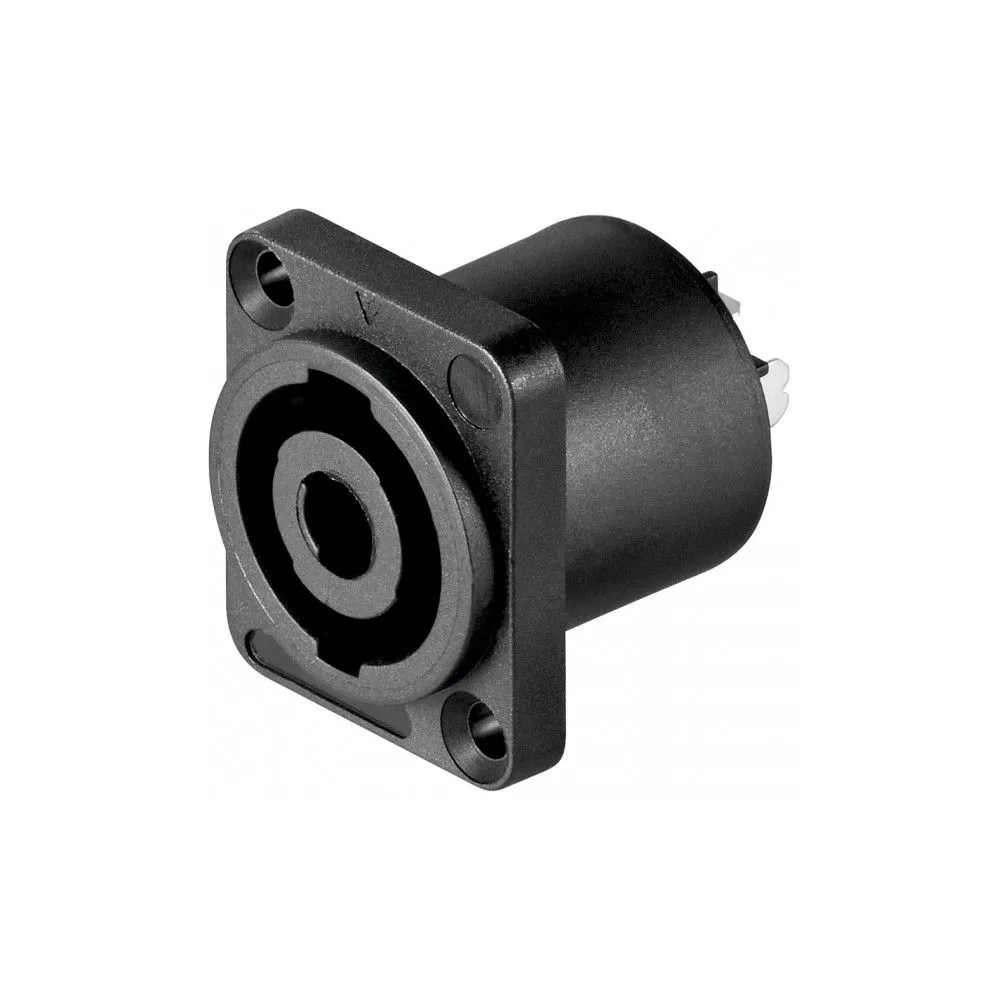 Mufa PA mama 4 pini, montabil pe panou, patrat