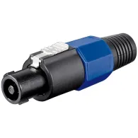 Mufa PA tata 4 pini cu protector cablu, Goobay