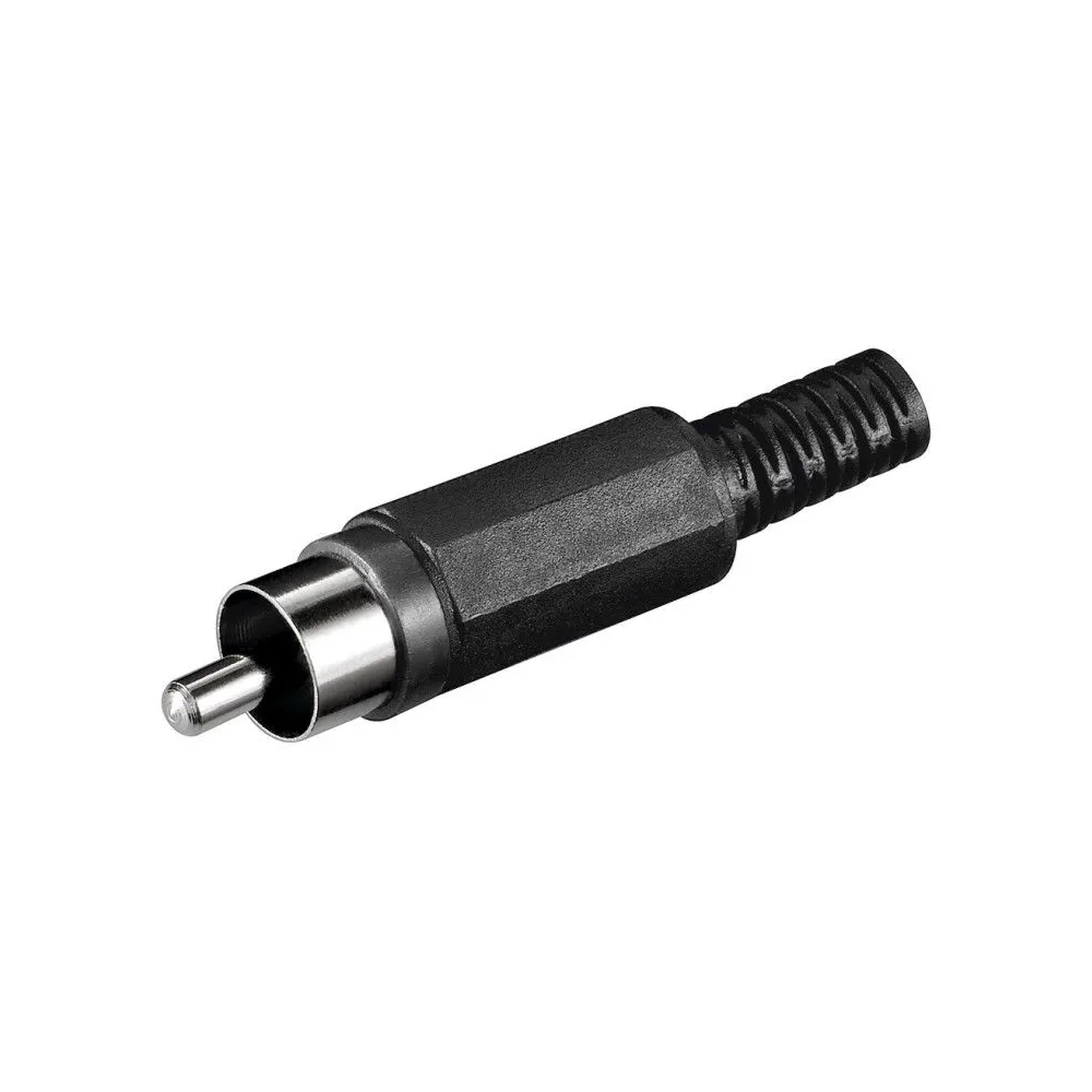 Mufa RCA tata negru, Goobay