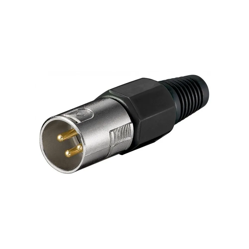 Mufa XLR tata, 3 pini, pe cablu