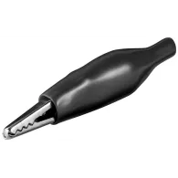 Clip crocodil negru, lungime 32,5 mm