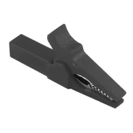 Clip crocodil, lungime 55mm, mufa 4mm, negru