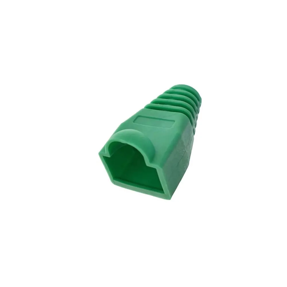 Capac pentru mufa retea RJ45, verde, set 12 blistere