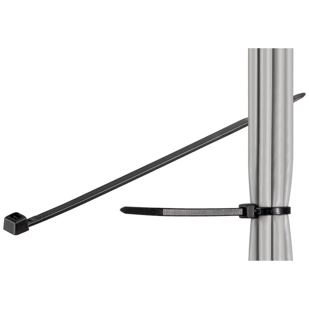 Set bride plastic 203*3.5, 18.1 kg, negru (100buc)