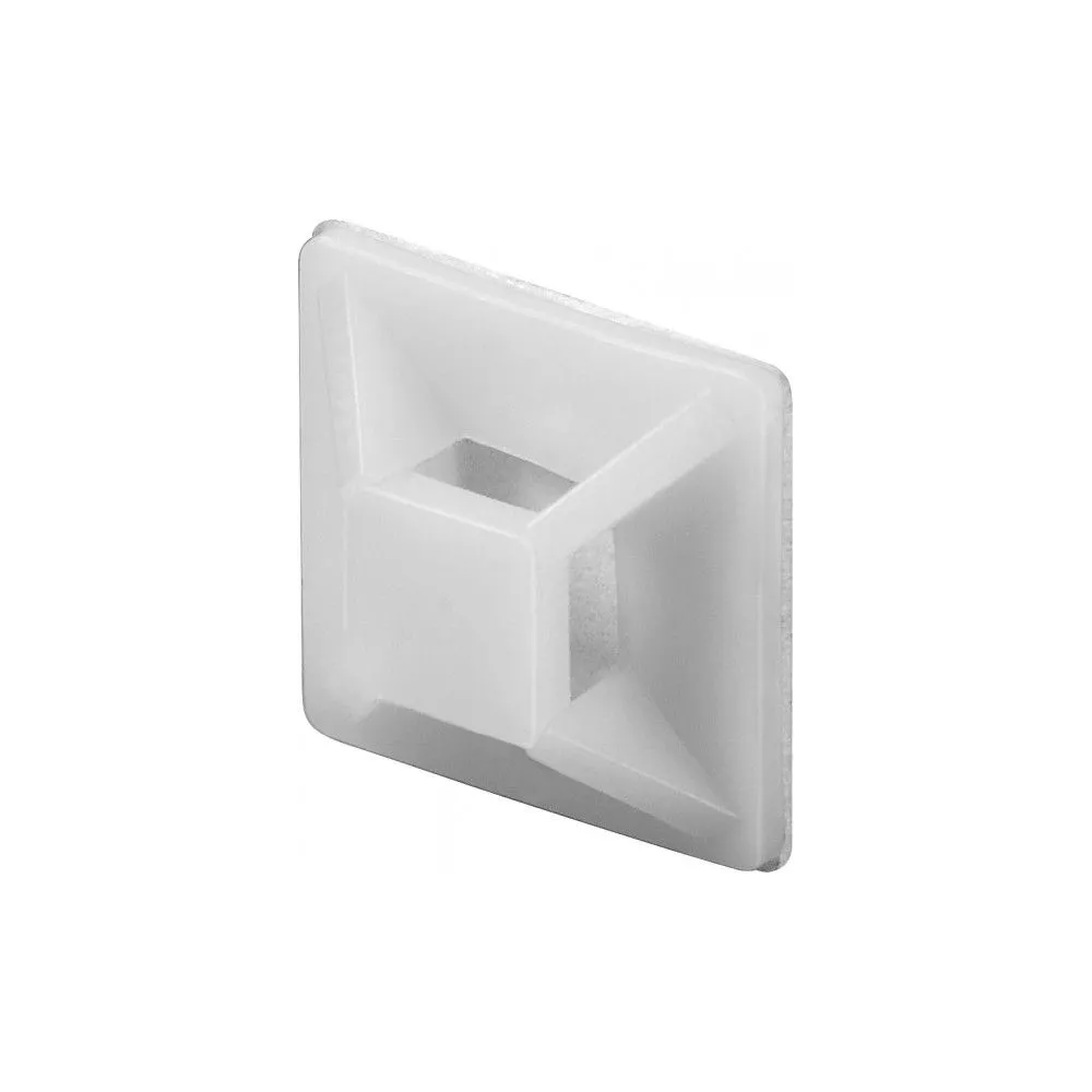 Set suporti autoadezive pentru coliere din plastic, set 100buc