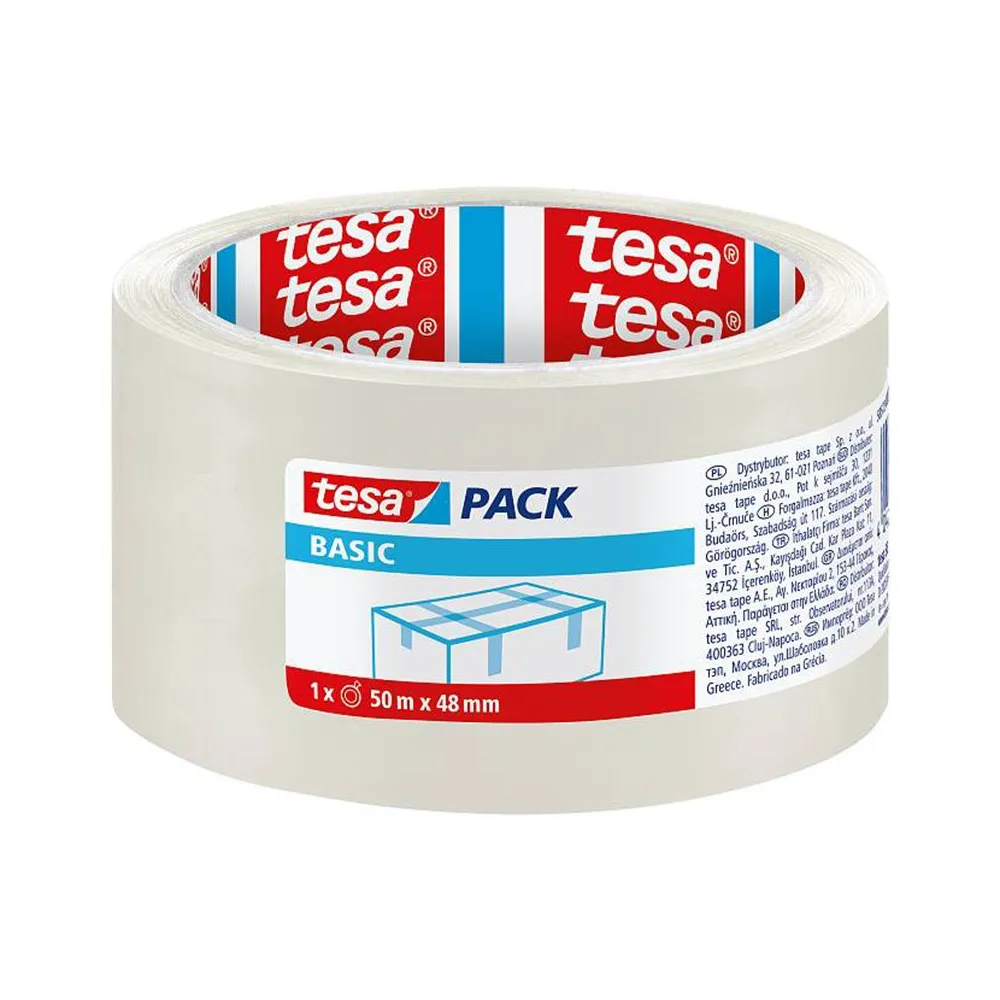 BANDA ADEZIVA AMBALARE 48MM / 50M - TRANSPARENT