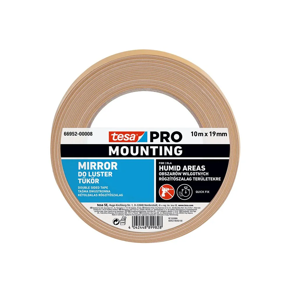 BANDA DUBLUADEZIVA FIXARE EXTREMA 19MM / 10M