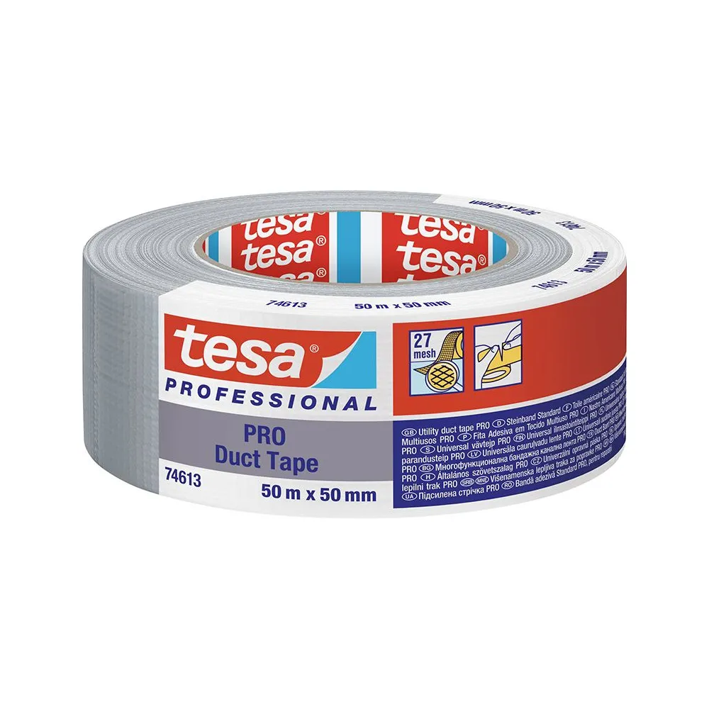 BANDA ADEZIVA REPARARE DURABILA 50MM / 50M - ARGINTIU