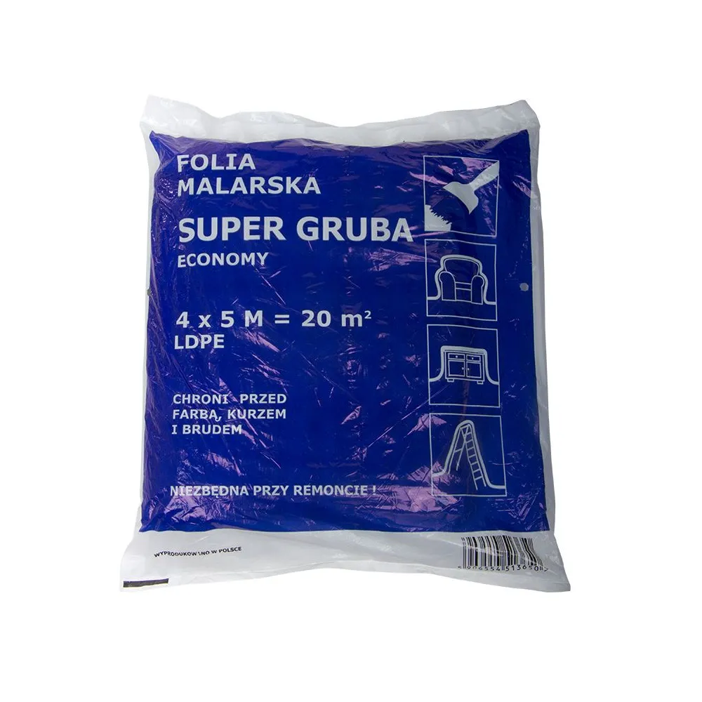 FOLIE PROTECTOARE 4X5M SUBTIRE / 0.7MICROMETRI