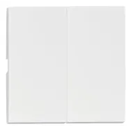 Clapeta 2 aparate Schrack Visio S 50, EV102202--, alb