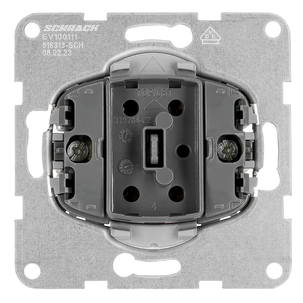 Insert cap scara Schrack Visio S 50, EV100111-- cleme cu element elastic