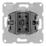 Insert intrerupator cu revenire Schrack Visio S 50, EV100119--, 1ND, cleme cu element elastic