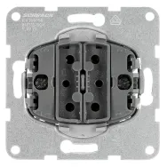 Insert intrerupator dublu Schrack Visio S 50, EV100109-- cleme cu element elastic