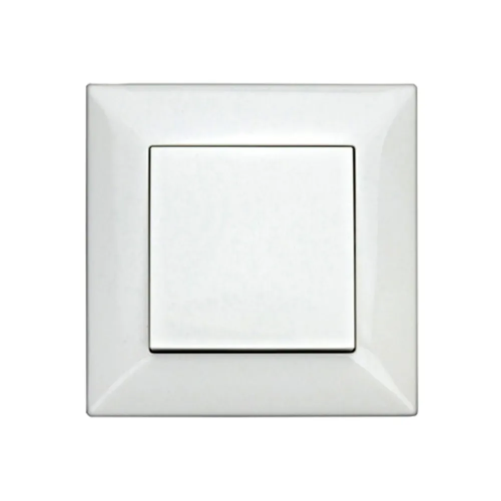 Intrerupator cap scara Schrack Visio S 50 EV106011A-, alb, conexiune elastica