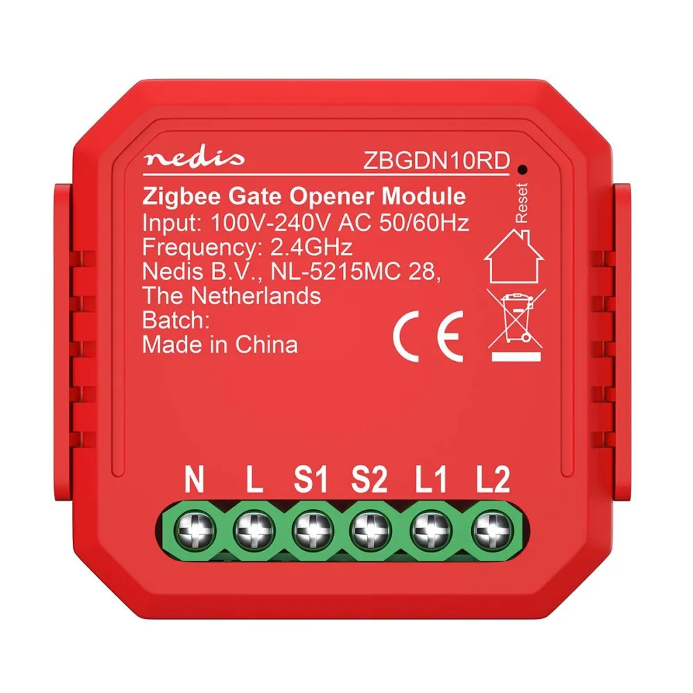 Releu Smart pentru automatizare usa garaj Nedis, 5A, Zigbee 3.0