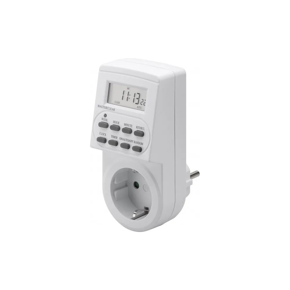 Priza programabila digitala pentru interior Goobay