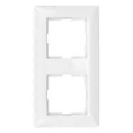 Rama pentru 2 aparate Schrack Visio50 EV105002-- alb