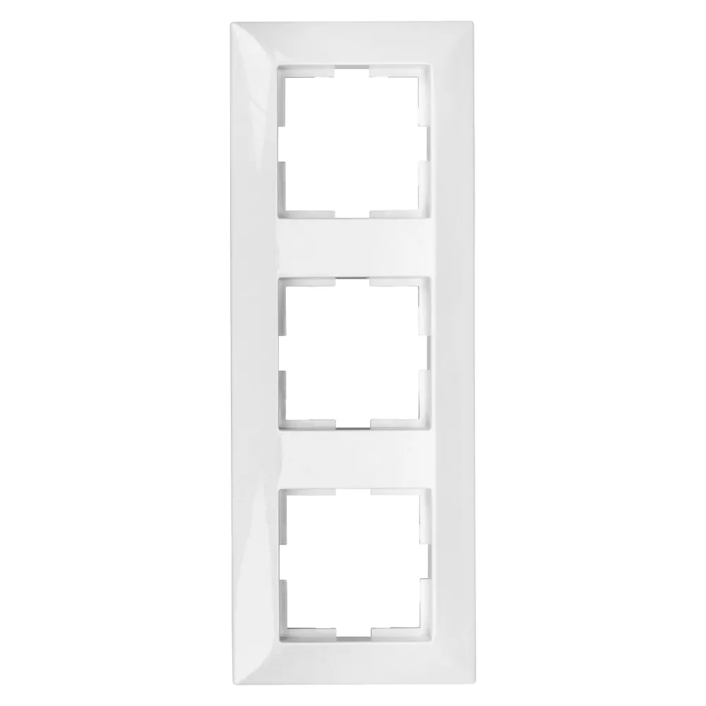 Rama pentru 3 aparate Schrack Visio50 EV105003-- alb