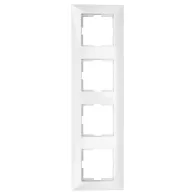 Rama pentru 4 aparate Schrack Visio50 EV105004-- alb