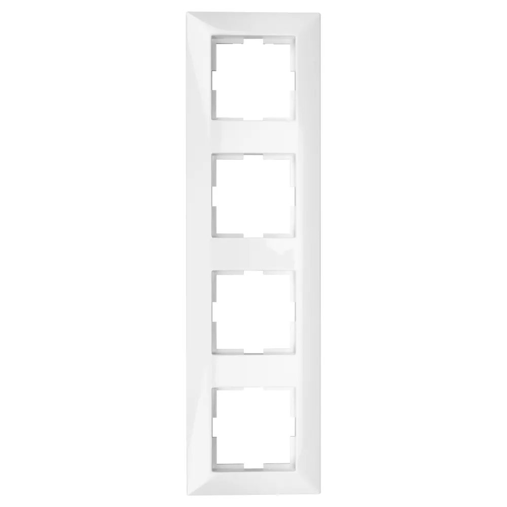 Rama pentru 4 aparate Schrack Visio50 EV105004-- alb