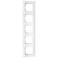 Rama pentru 5 aparate Schrack Visio50 EV105005-- alb