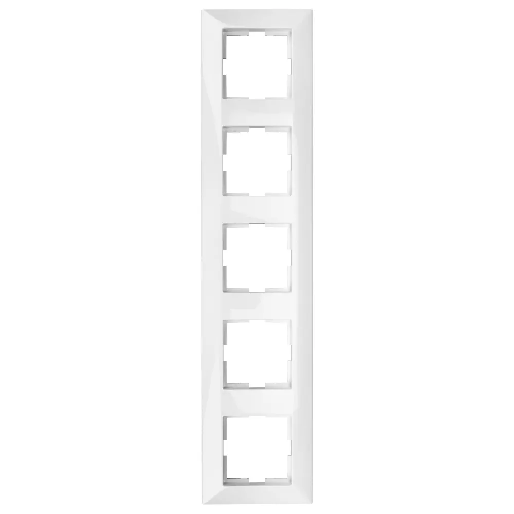 Rama pentru 5 aparate Schrack Visio50 EV105005-- alb