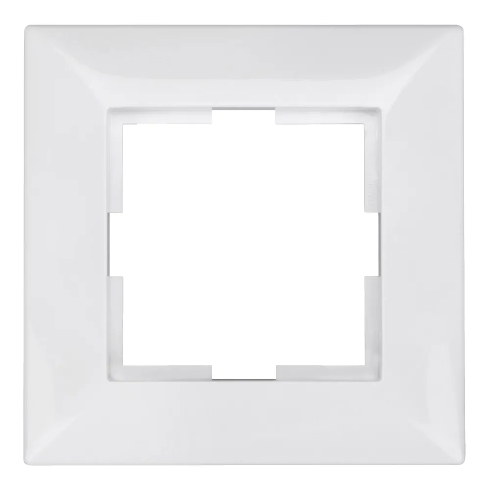 Rama Schrack Visio50 EV105001--, pentru un aparat, alb