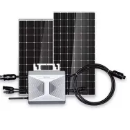 Kit invertor solar de balcon, 4 panouri 215W, MPPT, 800VA/800W, Sako