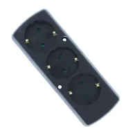 Multipriza 3 prize, negru GN-370S Plastrol