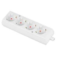 Multipriza 4 prize, alb GN-470S Plastrol