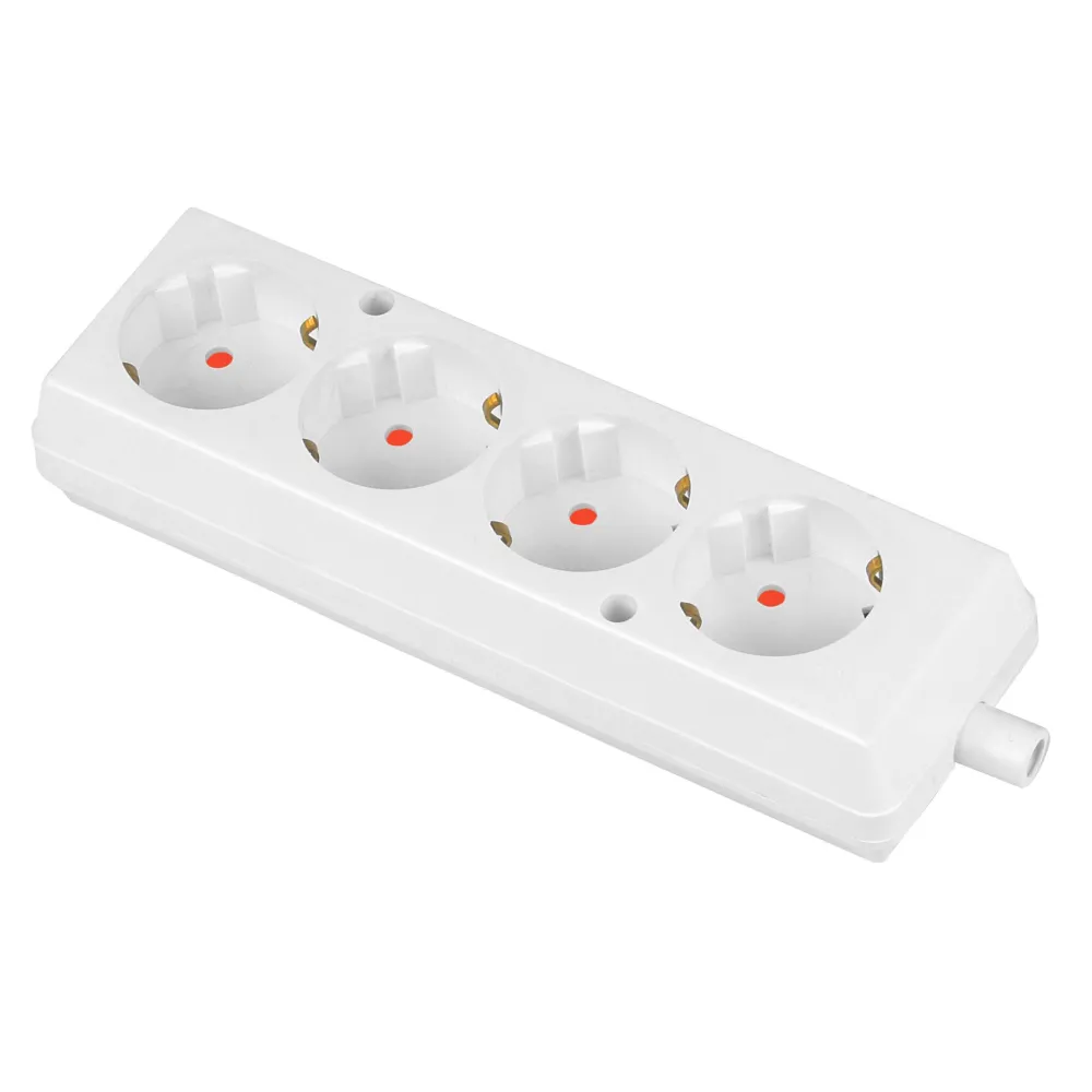 Multipriza 4 prize, alb GN-470S Plastrol