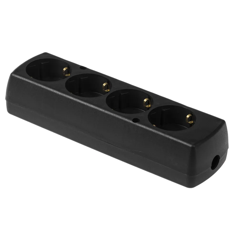 Multipriza 4 prize, negru GN-470S Plastrol