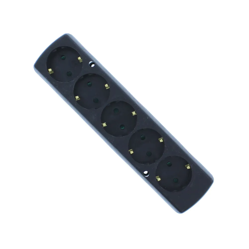 Multipriza 5 prize, negru GN-570S Plastrol