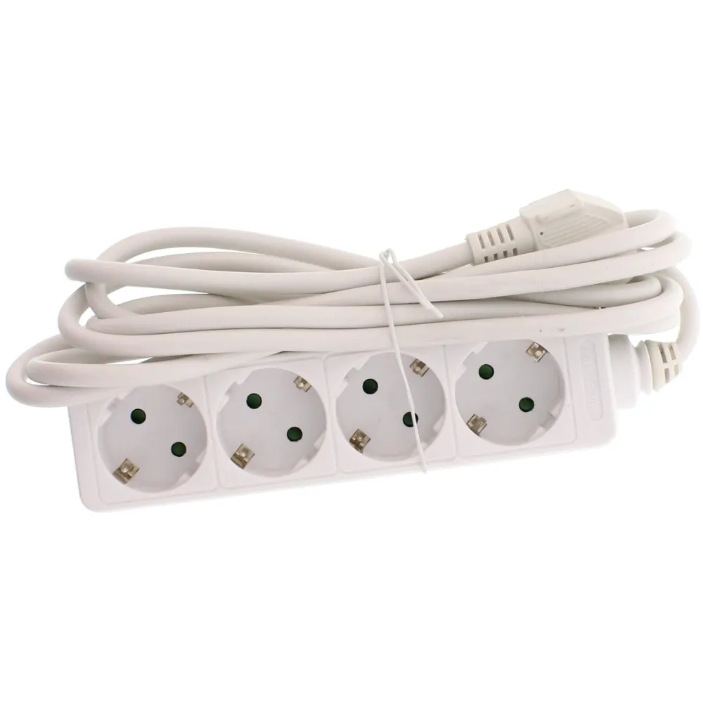 Prelungitor 4 prize 3M, cablu 3x1.5mmp, Well